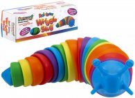Sensory Slug Wriggle Rainbow Puzzle Teaser In Window Box Fidget Toy